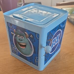 2013 DISNEY RARE MONSTERS INC SULLY JACK IN THE BOX *TESTED*